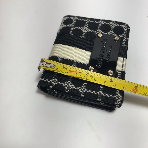 Kate Spade Small Black White Geometric Pattern Wallet NWOT - Picture 10 of 12